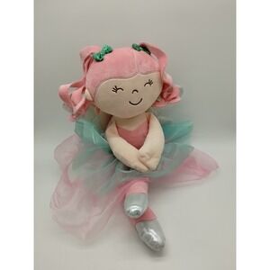 Wondertreats Fairy Doll Pink Cloth Soft Curly Hair 18" Very Cute 🥰